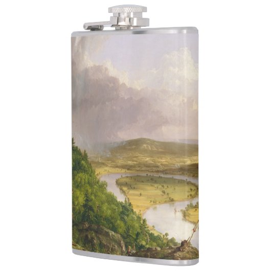 Thomas Cole de Oxbow de Connecticut rivier Heupfles (Links)