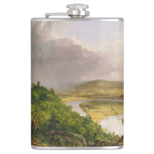 Thomas Cole de Oxbow de Connecticut rivier Heupfles