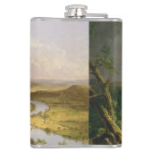 Thomas Cole de Oxbow de Connecticut rivier Heupfles (Achterkant)