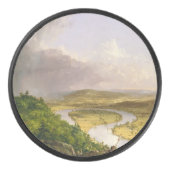 Thomas Cole de Oxbow de Connecticut rivier Hockey Puck (Voorkant)