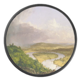 Thomas Cole de Oxbow de Connecticut rivier Hockey Puck