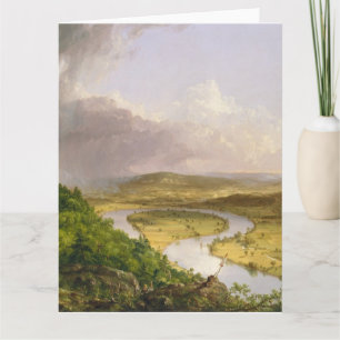 Thomas Cole De Oxbow De Connecticut rivier Kaart