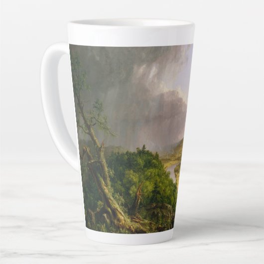 Thomas Cole de Oxbow de Connecticut rivier Latte Mok (Linkerhoek)