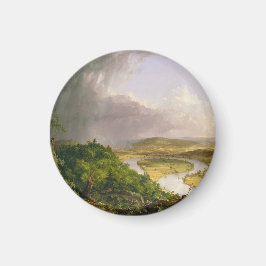 Thomas Cole de Oxbow de Connecticut rivier Magneet