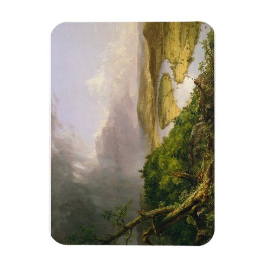 Thomas Cole de Oxbow de Connecticut rivier Magneet (Verticaal)