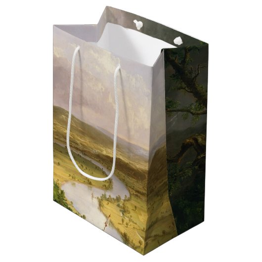 Thomas Cole de Oxbow de Connecticut rivier Medium Cadeauzakje (Voorkant Gekanteld)