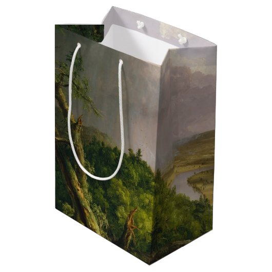 Thomas Cole de Oxbow de Connecticut rivier Medium Cadeauzakje (Achterkant Gekanteld)