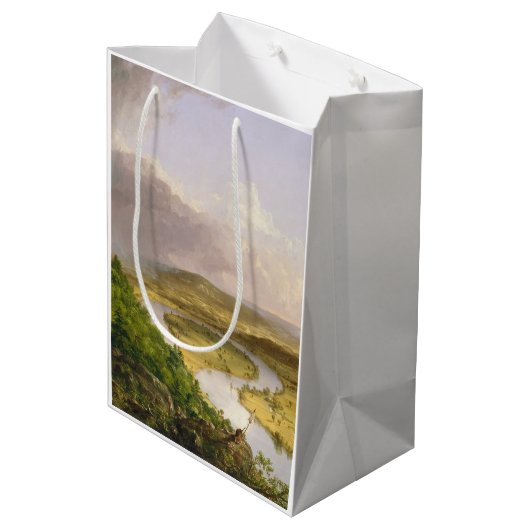 Thomas Cole de Oxbow de Connecticut rivier Medium Cadeauzakje (Achterkant Gekanteld)