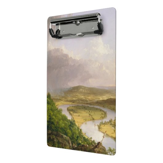 Thomas Cole de Oxbow de Connecticut rivier Mini Klembord (Angled2)