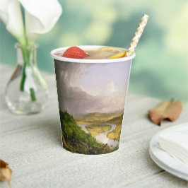 Thomas Cole de Oxbow de Connecticut rivier Papieren Bekers