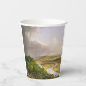 Thomas Cole de Oxbow de Connecticut rivier Papieren Bekers (Achterkant)