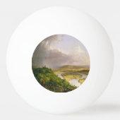 Thomas Cole de Oxbow de Connecticut rivier Pingpongbal (Voorkant)