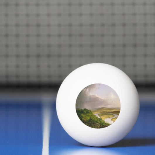 Thomas Cole de Oxbow de Connecticut rivier Pingpongbal (Net)