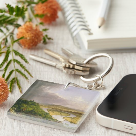 Thomas Cole de Oxbow de Connecticut rivier Sleutelhanger (Voorkant Rechts)