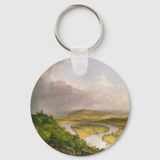 Thomas Cole de Oxbow de Connecticut rivier Sleutelhanger (Voorkant)