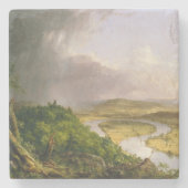 Thomas Cole de Oxbow de Connecticut rivier Stenen Onderzetter (Voorkant)
