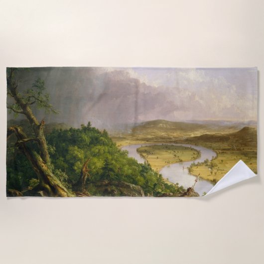 Thomas Cole de Oxbow de Connecticut rivier Strandlaken (Voorkant)