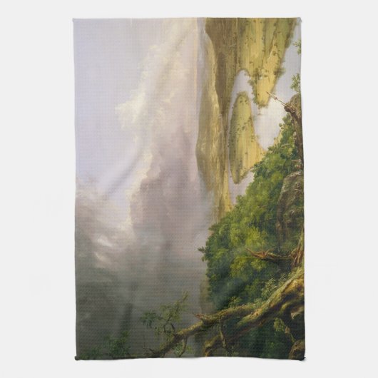 Thomas Cole de Oxbow de Connecticut rivier Theedoek (Verticaal)