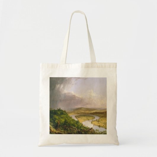 Thomas Cole de Oxbow de Connecticut rivier Tote Bag (Voorkant)
