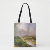 Thomas Cole de Oxbow de Connecticut rivier Tote Bag (Voorkant)