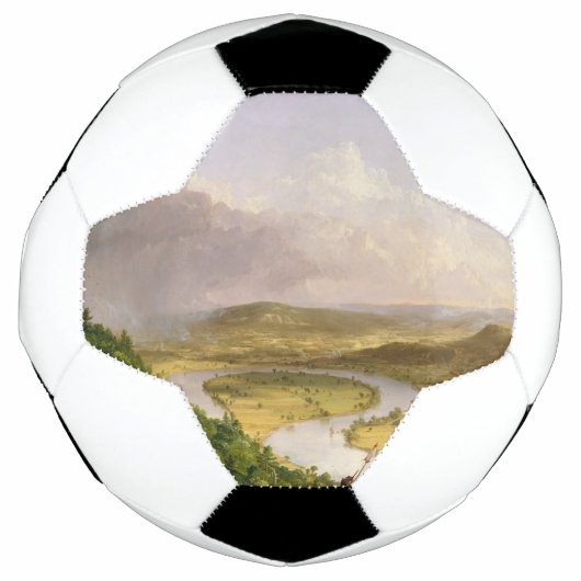 Thomas Cole de Oxbow de Connecticut rivier Voetbal (Voorkant)