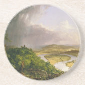 Thomas Cole de Oxbow de Connecticut rivier Zandsteen Onderzetter (Voorkant)