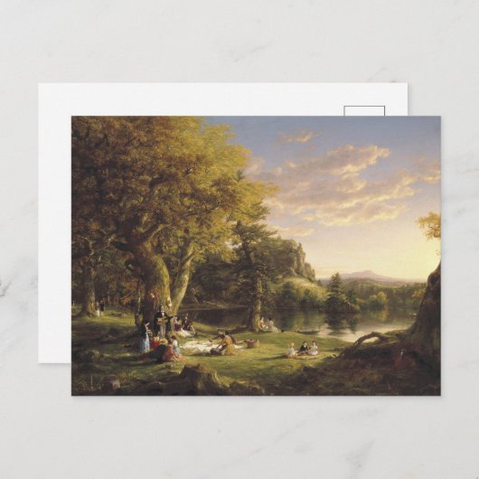 Thomas Cole de PIC-NIC Briefkaart (Voorkant / Achterkant)
