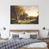 Thomas Cole de PIC-NIC Canvas Afdruk (Insitu (Slaapkamer))