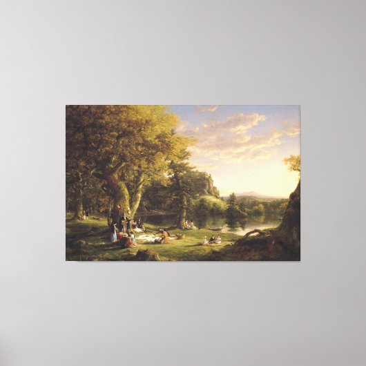 Thomas Cole de PIC-NIC Canvas Afdruk (Voorkant)