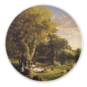 Thomas Cole de PIC-NIC Keramische Knop (Voorkant)