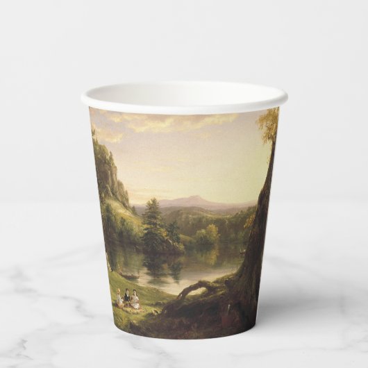 Thomas Cole de PIC-NIC Papieren Bekers (Achterkant)