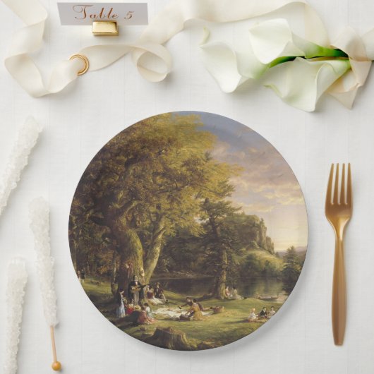 Thomas Cole de PIC-NIC Papieren Bordje (Huwelijk)