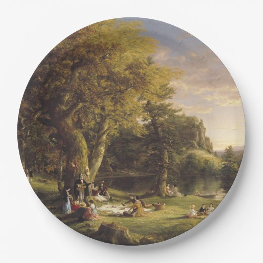 Thomas Cole de PIC-NIC Papieren Bordje (Voorkant)