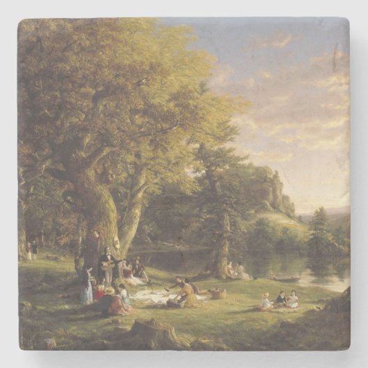 Thomas Cole de PIC-NIC Stenen Onderzetter (Voorkant)
