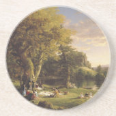 Thomas Cole de PIC-NIC Zandsteen Onderzetter (Voorkant)