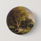 Thomas Cole De Picknick Ronde Button 5,7 Cm (Voorkant)