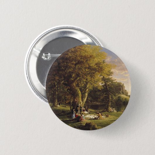 Thomas Cole De Picknick Ronde Button 5,7 Cm (Voorkant /achterkant)