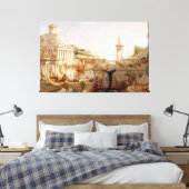 Thomas Cole - De voleinding, het verloop van de Canvas Afdruk (Insitu (Slaapkamer))