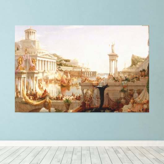 Thomas Cole - De voleinding, het verloop van de Canvas Afdruk (Insitu (Houten vloer))
