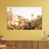 Thomas Cole - De voleinding, het verloop van de Canvas Afdruk (Insitu (Woonkamer))