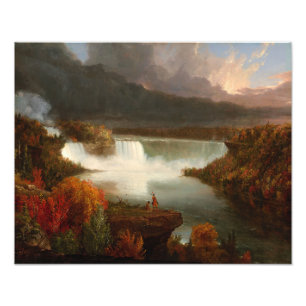 Thomas Cole Distant Uitzicht van Niagara-Herfsten Foto Afdruk