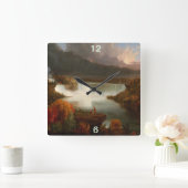 Thomas Cole Distant Uitzicht van Niagara-Herfsten Vierkante Klok (Huis)