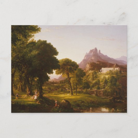 Thomas Cole - Dream of Arcadia Briefkaart (Voorkant)