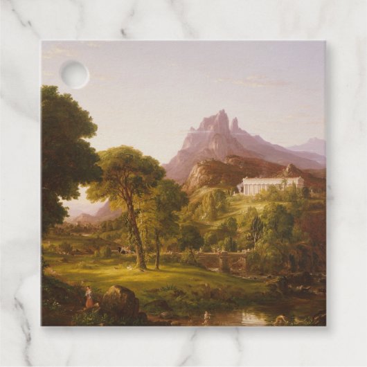 Thomas Cole Dream van Arcadia Bedankjes Labels (Voorkant)