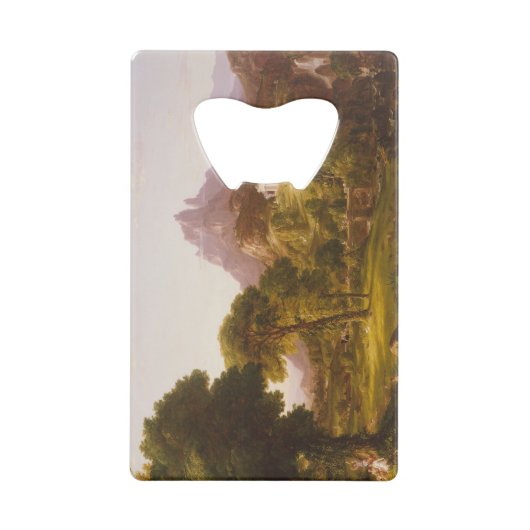 Thomas Cole Dream van Arcadia Creditkaart Flessenopener (Achterkant)