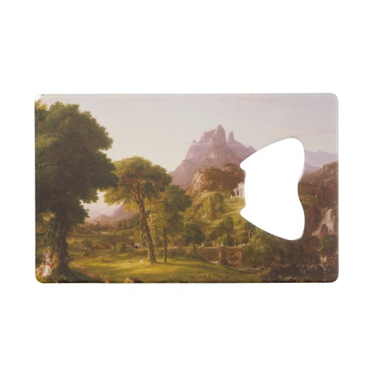 Thomas Cole Dream van Arcadia Creditkaart Flessenopener (Voorkant (Horizontaal))