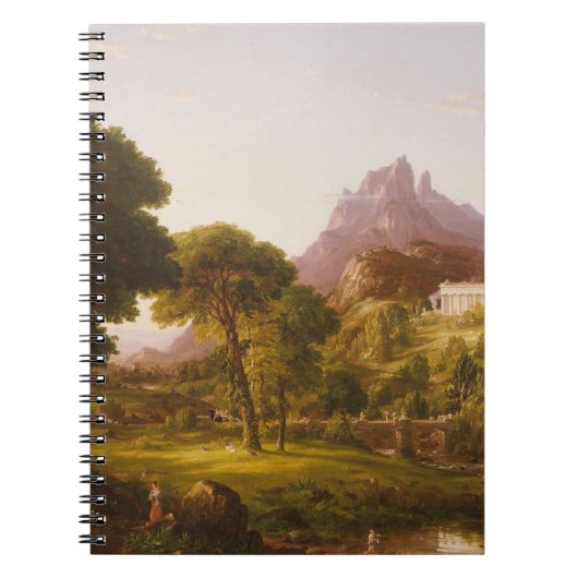 Thomas Cole Dream van Arcadia Notitieboek (Voorkant)