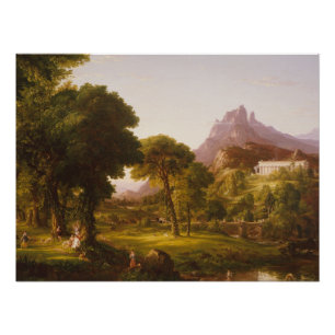 Thomas Cole Dream van Arcadia Perfect Poster