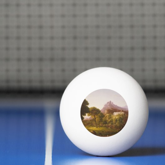 Thomas Cole Dream van Arcadia Pingpongbal (Net)