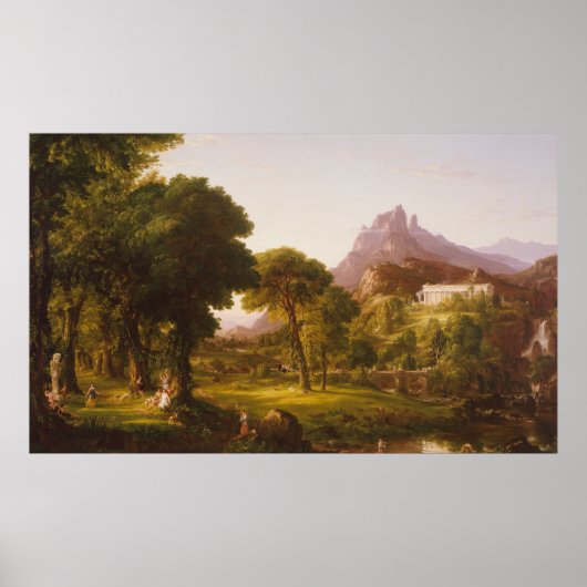 Thomas Cole Dream van Arcadia Poster (Voorkant)